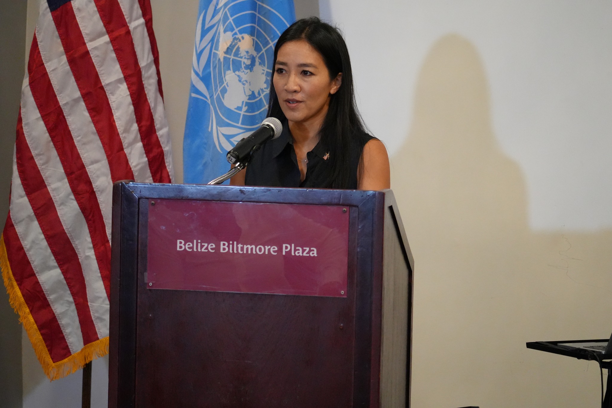 Michelle Kwan, embajadora de Estados Unidos en Belice