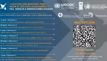 Capacitación regional para medir el ODS 16 en Latinoamérica