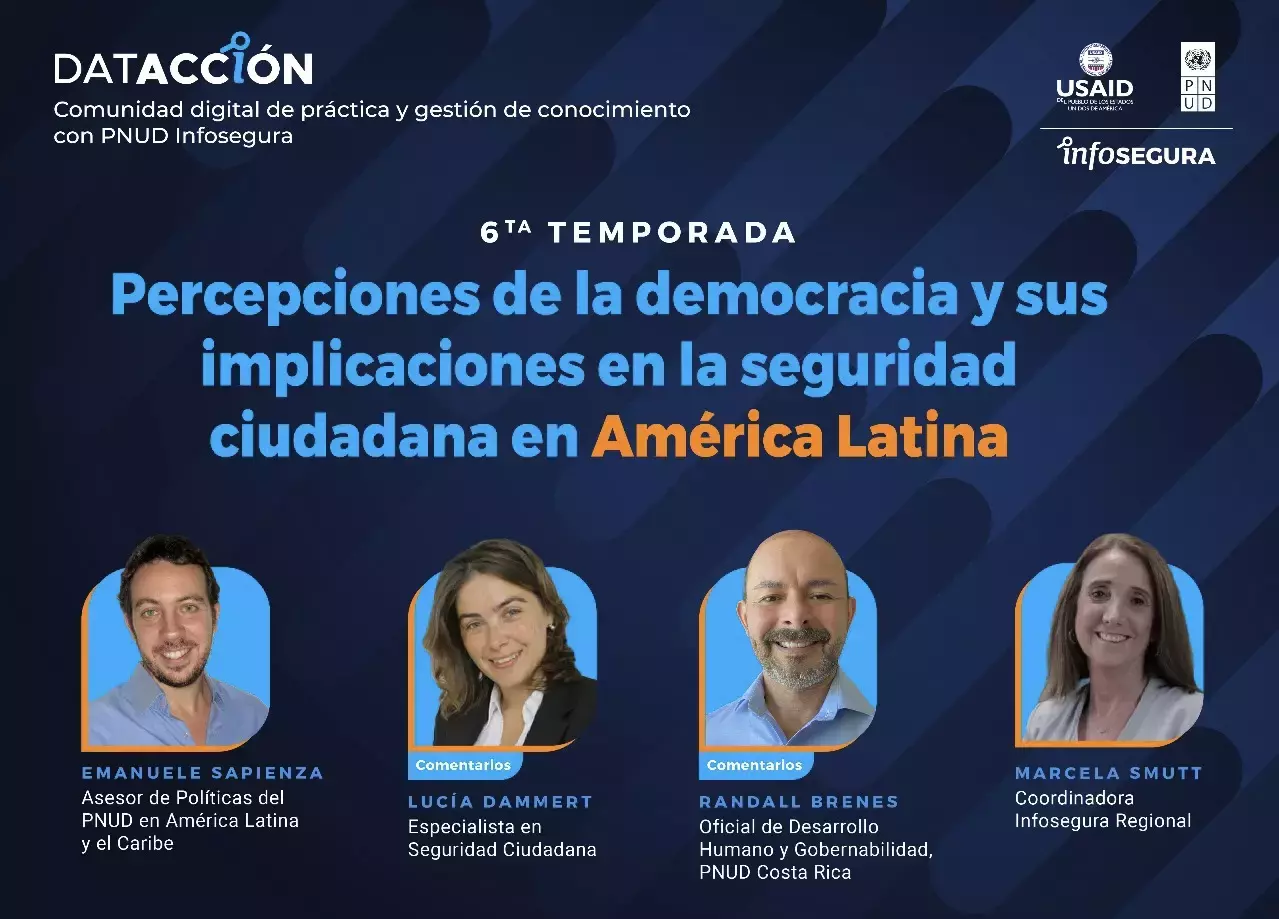 Evento sobre Percepciones de la democracia y sus implicaciones en la seguridad ciudadana en América Latina