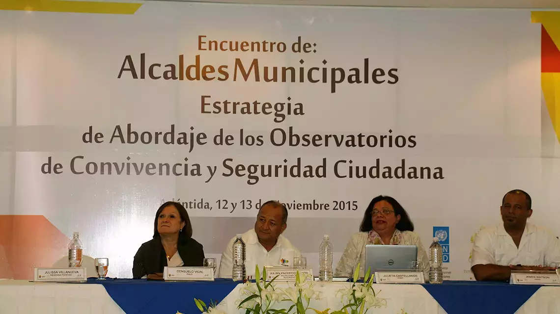 Alcaldes de Honduras se reúnen para discutir estrategia de Observatorios de Convivencia y Seguridad Ciudadana