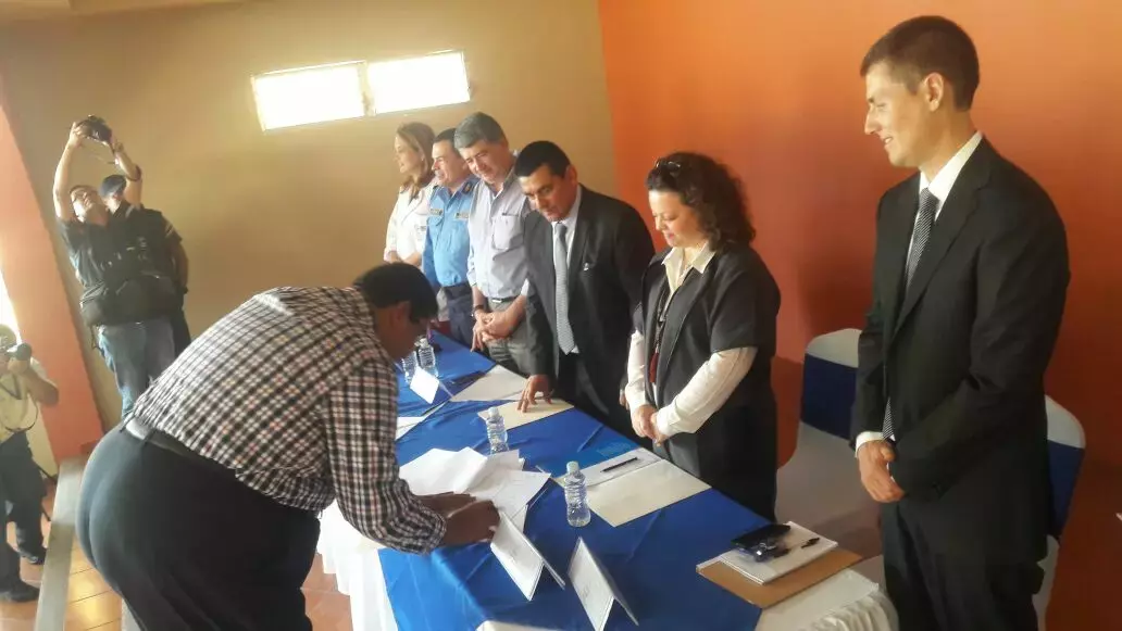 Instituciones del Sector Seguridad de Honduras reciben equipo para el mejoramiento de la calidad de datos